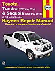 2013 Toyota Sequoia - Repair Manual - Sold individually