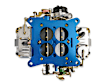 0-76650BL Universal, Carburetor - Polished with Blue Metering Blocks/Base Plate Aluminum  Sold individually
