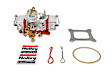 0-76750RD  Ultra Double Pumper Carburetor-750 CFM-4150-Mech. Secondaries-Shiny-Gas