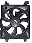 A/C Condenser Fan -  Fan Blade, Motor and Shroud