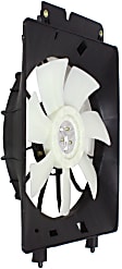 A/C Condenser Fan - Passenger Side Fan Blade, Motor and Shroud, 4 Cyl., 2.4L Engine