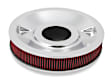 120-4130 16 X 3in. Chrome Drop-Base Air Cleaner for 4150 series carburetors with 5-1/8” dia. neck