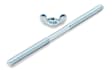 120-4130 16 X 3in. Chrome Drop-Base Air Cleaner for 4150 series carburetors with 5-1/8” dia. neck