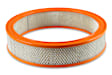 120-179 Universal, Replacement paper air filter element 14" diameter and 3" tall with orange rubber ring.

