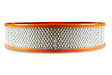 120-179 Universal, Replacement paper air filter element 14" diameter and 3" tall with orange rubber ring.

