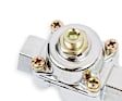 12-803 Universal, Carburetor Bypass Style Fuel Pressure Regulator, 4.5-9 psi, Chrome, Gas, Non-Return, Sold Individually