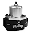 12-845 Universal, HP Billet Fuel Pressure Regulator, 4.5-9 psi, Anodized black and clear, Gas, Return, Sold Individually