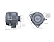 197-303 Universal, Performance Replacement Alternator Series Alternator New