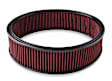 220-40 Universal Air Filter - Red, Cotton Gauze, Washable, Universal, Sold Individually