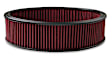 220-40 Universal Air Filter - Red, Cotton Gauze, Washable, Universal, Sold Individually
