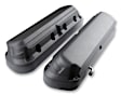 241-187 Universal, Holley 2-Piece Ford Style Valve Cover - Gen III/IV GM LS, Coil-Mount Base & Integrated Coil Cover - Cast Alum. Satin Black
