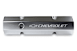 241-287 Universal, Holley GM Licensed Valve Cover - Track Series - Small Block 283-400CI. - Fabricated Aluminum - Perimeter Bolt - Silver