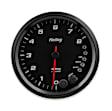26-616 Universal, Black 4-1/2" Tachometer 0-8K Standalone w/ Internal Shiftlight-Holley logo