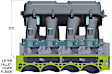 300-207 Universal, Hi-Ram Intake Plenum Top Only, 2 x 4150