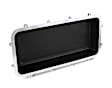 300-208BK-2 Intake Plenum Cover - Universal