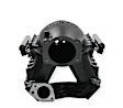 300-242BK Black Ford 351W (9.5" Deck) Ford Hi-Ram Intake Manifold with 105mm LS Throttle Body Flange Top.