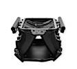 300-242BK Black Ford 351W (9.5" Deck) Ford Hi-Ram Intake Manifold with 105mm LS Throttle Body Flange Top.