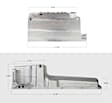 302-1BK Universal, GM LS Swap Oil Pan - Black, Fits GM/Muscle Car/Classic Car/Trucks and other LS Swap Projects
