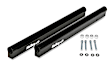 534-204 Universal, EFI Series Fuel Rail - Anodized Black Aluminum  Set of 2