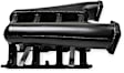 820242 Sniper EFI "Dual Plenum" Manifold 102mm throttle body bore for GM LS1/2/6 engines (Includes installation kit, and fuel rail kit) Black Finish
