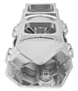 835171 Sniper Intake Manifold, Aluminum, Silver, Chevy Small Block V8, Single Plane 2 x 4500, Sold Individually