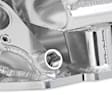 835171 Sniper Intake Manifold, Aluminum, Silver, Chevy Small Block V8, Single Plane 2 x 4500, Sold Individually