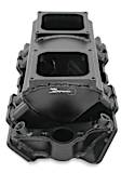 835172 Sniper Intake Manifold, Aluminum, Black, Chevy Small Block V8, Single Plane 2 x 4500, Sold Individually