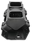835172 Sniper Intake Manifold, Aluminum, Black, Chevy Small Block V8, Single Plane 2 x 4500, Sold Individually