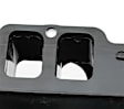 835172 Sniper Intake Manifold, Aluminum, Black, Chevy Small Block V8, Single Plane 2 x 4500, Sold Individually