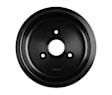 97-159 Replacement Series Crankshaft Pulley - Black, Steel, Universal, Sold Individually