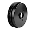 97-159 Replacement Series Crankshaft Pulley - Black, Steel, Universal, Sold Individually