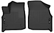 2018 Chevrolet Traverse - Weatherbeater Series, Black, Front Row, Molded Floor Liner, Sport Utility, Made of Thermoplastic