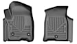 13661 Front Row Weatherbeater Series Molded Floor Liner, Black Made of Thermoplastic