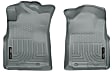 13942 Front Row Weatherbeater Series Molded Floor Liner, Gray Made of Thermoplastic