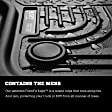 2024 Ford Expedition - Front Row Molded Floor Liner, Sport Utility, Black, Made of Rubberized/Thermoplastic, Weatherbeater Series