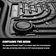 14421 Second Row Weatherbeater Series Molded Floor Liner, Black Made of Thermoplastic