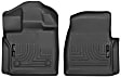 18351 Front Row Weatherbeater Series Molded Floor Liner, Black Made of Thermoplastic