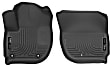18491 Front Row Weatherbeater Series Molded Floor Liner, Black Made of Thermoplastic
