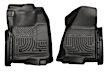 18711 Front Row Weatherbeater Series Molded Floor Liner, Black Made of Thermoplastic