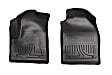 18751 Front Row Weatherbeater Series Molded Floor Liner, Black Made of Thermoplastic