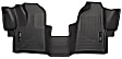 18771 Front Row Weatherbeater Series Molded Floor Liner, Black Made of Thermoplastic