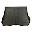 25571 Cargo Mat, Molded Cargo Liner, Black, Made of Rubberized Thermoplastic Elastomer, Classic Style Series