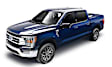 2018 Ford F-150 - Front and Rear, Driver and Passenger Side, Smoke, Window Visor, Crew Cab Pickup