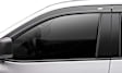 2884067 Front and Rear, Driver and Passenger Side Window Visor, Smoke With Chrome Trim