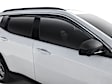 2884070 Front and Rear, Driver and Passenger Side Window Visor, Smoke With Chrome Trim
