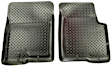 30101 Front Row Classic Style Series Molded Floor Liner, Black Made of Rubberized Thermoplastic Elastomer