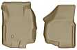 33903 Front Row Classic Style Series Molded Floor Liner, Tan Made of Rubberized Thermoplastic Elastomer