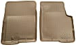 35113 Front Row Classic Style Series Molded Floor Liner, Tan Made of Rubberized Thermoplastic Elastomer