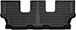 50441 Third Row X-act Contour Series Molded Floor Liner, Black Made of Thermoplastic
