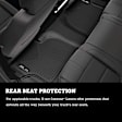 50641 Third Row X-act Contour Series Molded Floor Liner, Black Made of Rubberized Thermoplastic Elastomer